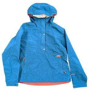 The North Face Womens 1/2 Snap Pullover Hyvent 2.5L  Waterproof Windbreaker LG